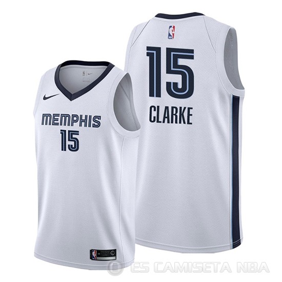 Camiseta Brandon Clarke #15 Memphis Grizzlies Association Blanco - Haga un click en la imagen para cerrar